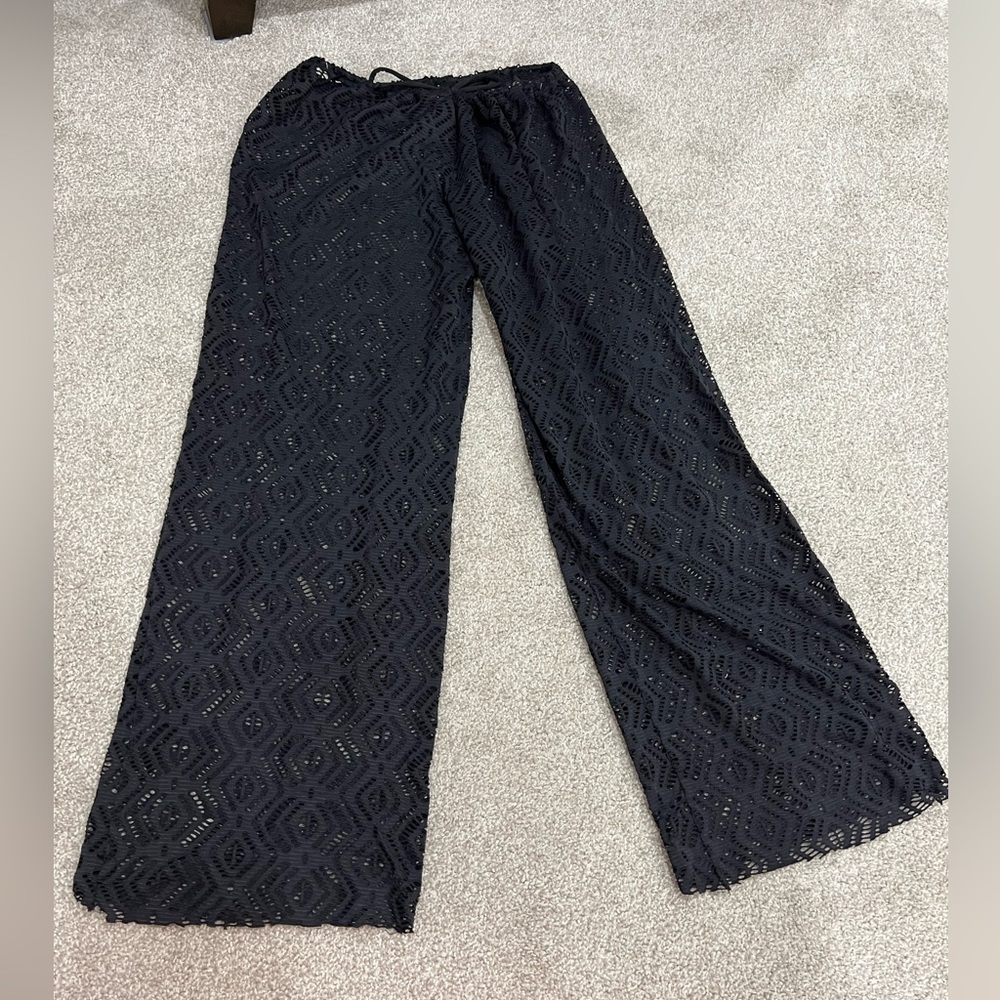 BECCA SWIM CROCHET COVER-UP PANTS